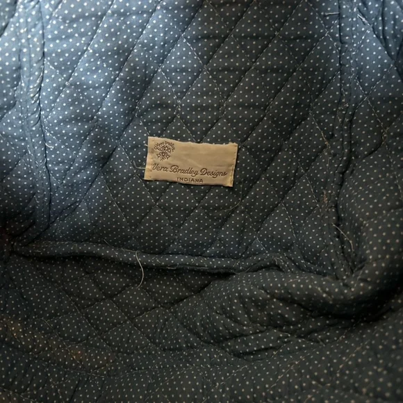 First Year Vera Bradley Ivory Floral Blue - Picture 5 of 6